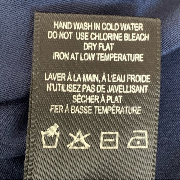 Navy Top with Sequin Arm Patches - Picture 7 of 8